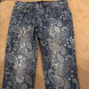 Forever 21 Paisley print jeans!